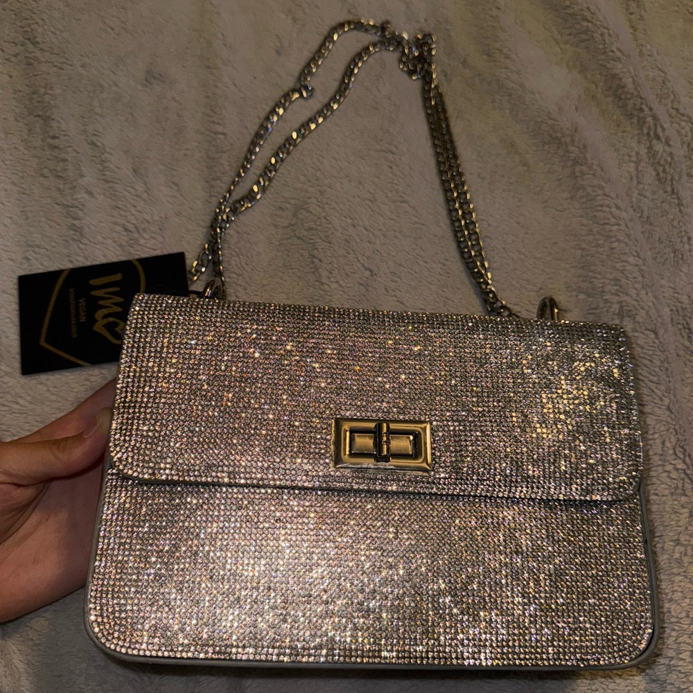 Elegant Silver Women's Bag